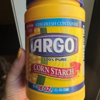 cornstarch to remove dog mats