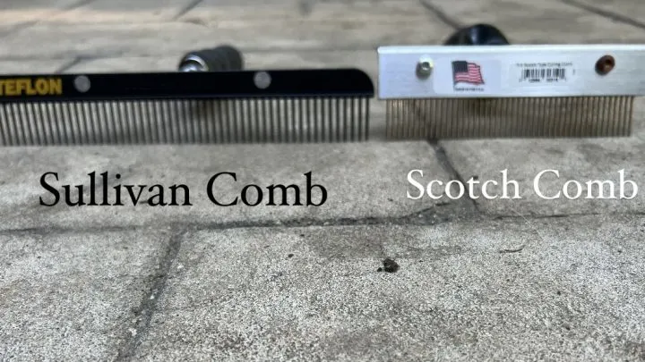 scotch comb and sullivan comb for dogs