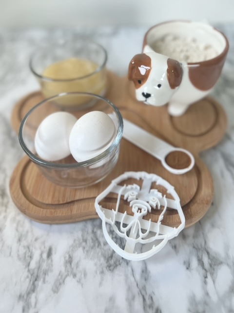 ingredients for homemade apple dog treats