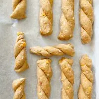 Homemade Apple and Sweet Potato Dog Treat Twists