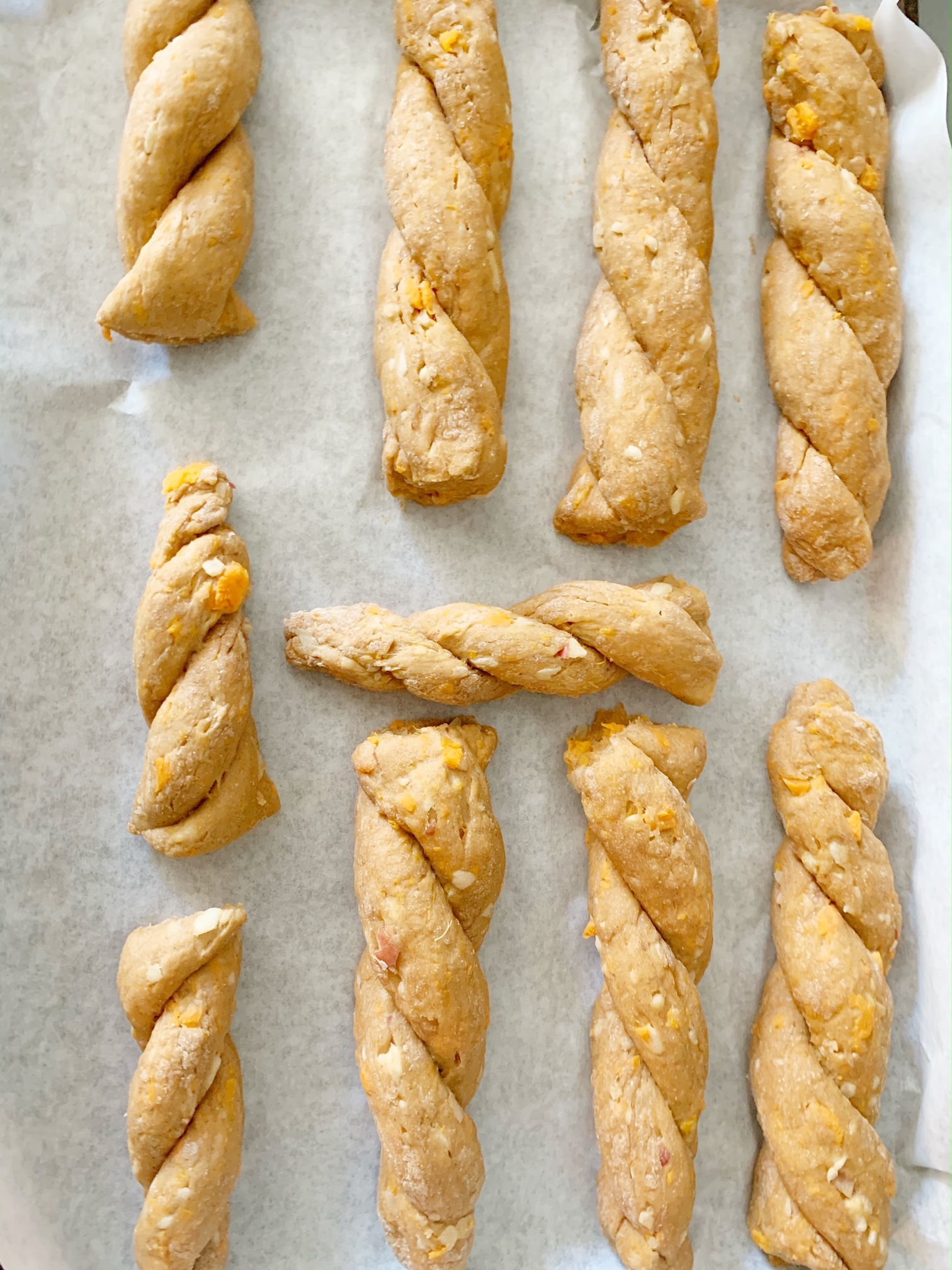 Homemade Apple and Sweet Potato Dog Treat Twists