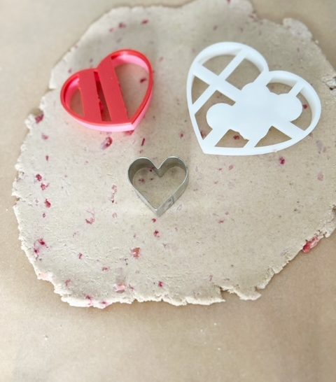 heart-shaped dog cookie cutters for dog treats